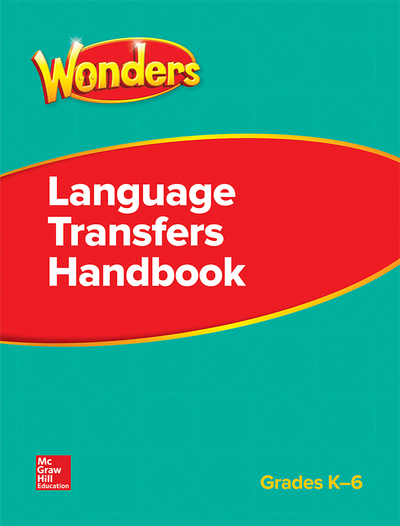 Wonders, GK-6 Language Transfers Handbook