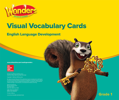 Reading Wonders for English Learners Visual Vocabulary Cards Grade 1