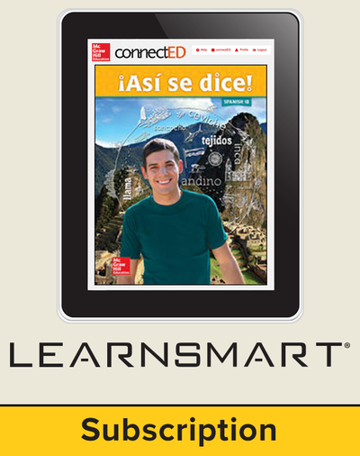 Asi se dice Level 1B, Student Learning Center with SmartBook Bundle, 6-year subscription