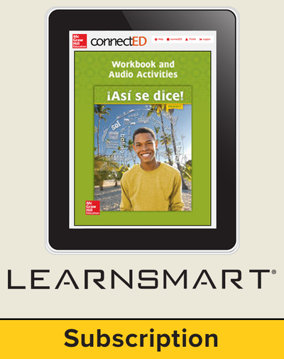 Asi se dice Level 3, Student Learning Center with SmartBook Bundle, 6-year subscription