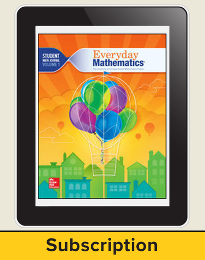 Everyday Mathematics 4, Grade 3, All-Digital Student Material Set, 1 Year