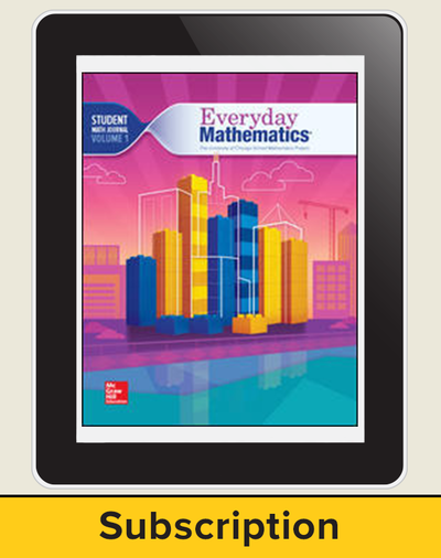 Everyday Mathematics 4, Grade 4, All-Digital Student Material Set, 1 Year
