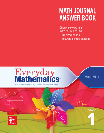 Everyday Mathematics 4th Edition, Grade 1, Math Journal Answers Teacher Book Volume 1