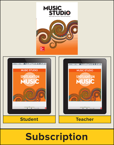 Spotlight on Music, Digital School Bundle, 1-year Subscription, Grade 3