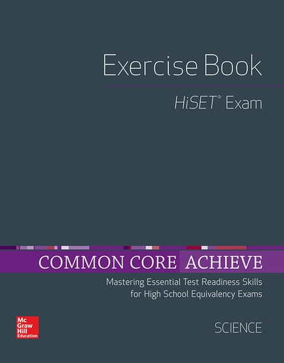 Common Core Achieve, HiSET Exercise Book Science