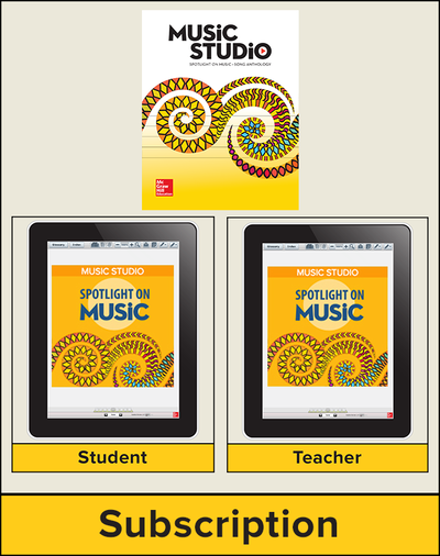 Spotlight on Music, Digital School Bundle, 1-year Subscription, Grade K