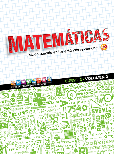 Glencoe Math, Course 2, Volume 2, Spanish Student Edition