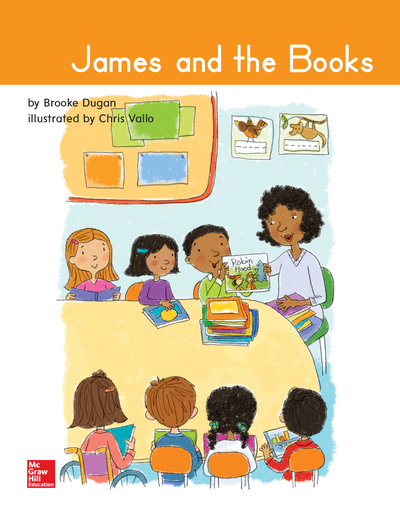 Open Court Reading Grade 1 Practice Decodable 89, James and the Books