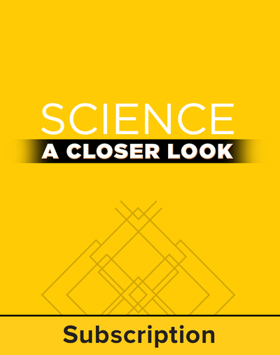 Science, A Closer Look, Grade K, Online Teacher Edition 2011 (6 year subscription)