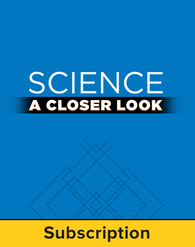 Science, A Closer Look Grade 6, Online Teacher Edition 2011 (1 year subscription)