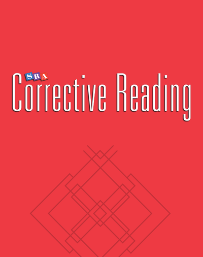 Corrective Reading Comprehension Level B1, Blackline Masters