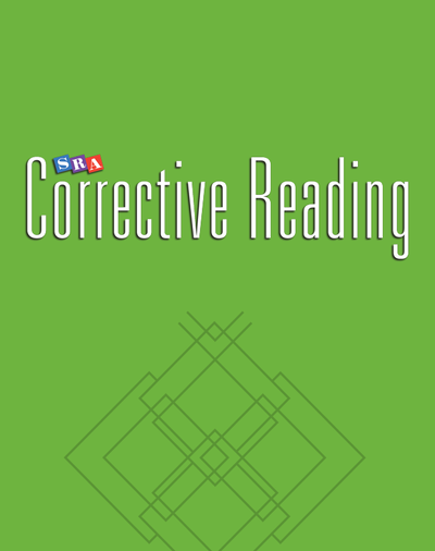 Corrective Reading Comprehension Level C, Teacher Presentation Book 1
