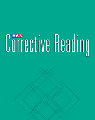 Corrective Reading Comprehension Level C, Blackline Masters
