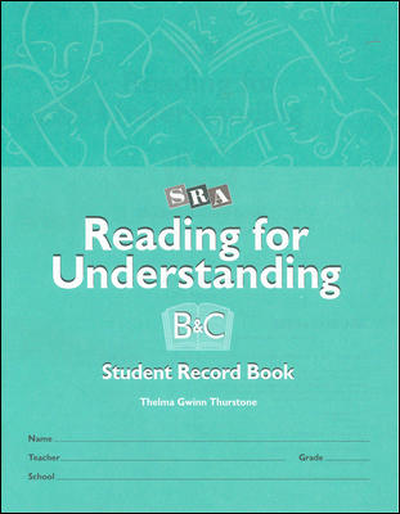 Reading for Understanding, Student Record Books for Levels B & C, Grades 3-12