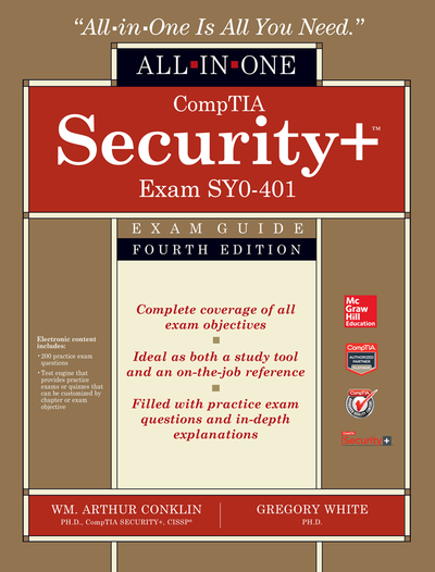 CompTIA Security+ All-in-One Exam Guide, Fourth Edition (Exam SY0-401)