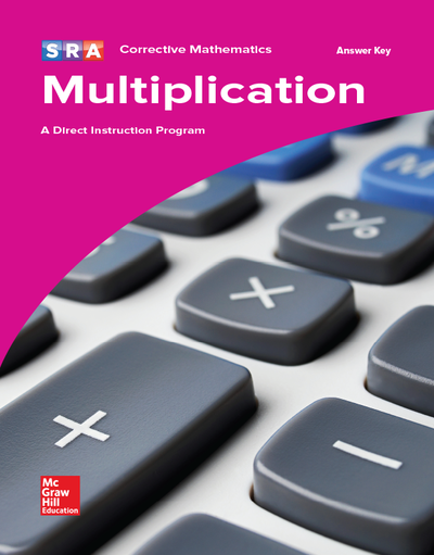Corrective Mathematics Multiplication, Additional Answer Key