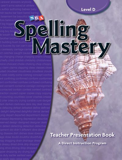 Spelling Mastery Level D, Teacher Materials