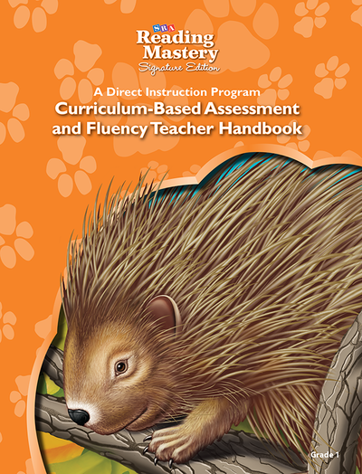 Reading Mastery Reading/Literature Strand Grade 1, Assessment & Fluency Teacher Handbook