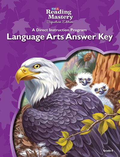 Reading Mastery Language Arts Strand Grade 4, Answer Key