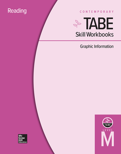 TABE Skill Workbooks Level M: Graphic Information - 10 Pack