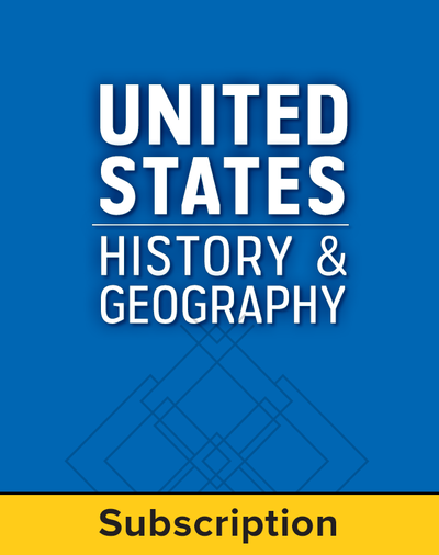 United States History and Geography, Student Learning Center , 1-Year Subscription