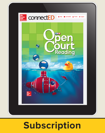 Open Court Reading Grade 2 Teacher License, 3-year subscription