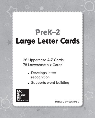 World of Wonders Grades K - 2 Large Letter Cards