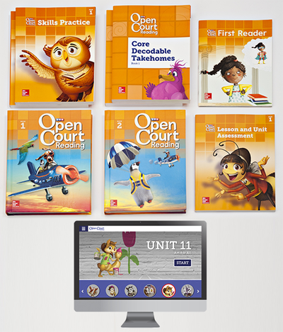 Open Court Reading Grade 1 Student Comprehensive Print Bundle with 6 Year Digital Subscription