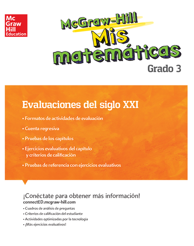 MH My Math 21st Century Assessment Grade 3 Spanish
