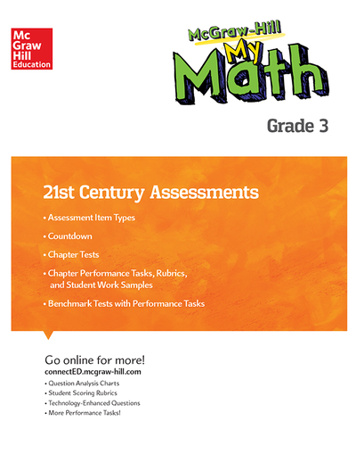 MH My Math 21st Century Assessment Grade 3