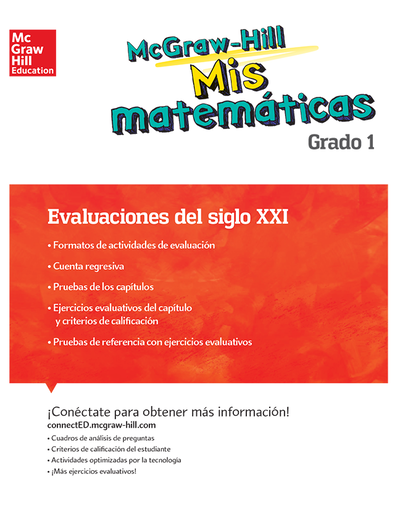 MH My Math 21st Century Assessment Grade 1 Spanish