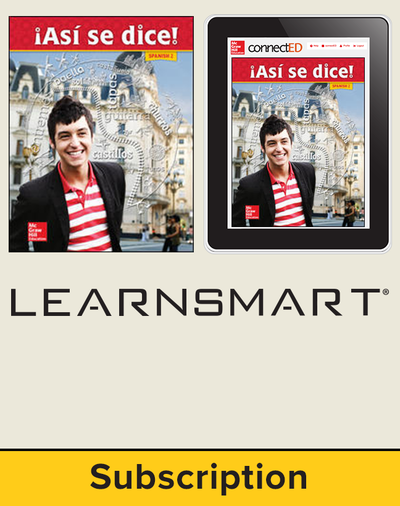 Asi se dice Level 2, Student Suite with SmartBook, 6-year subscription