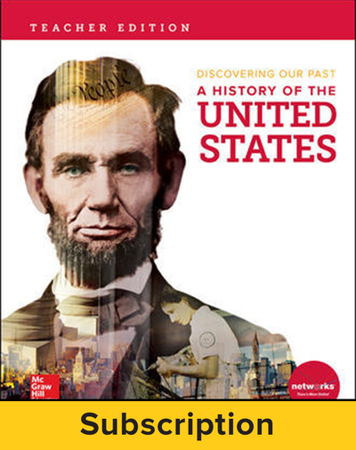 Discovering Our Past: A History of the United States, Teacher Lesson Center, 1-year subscription
