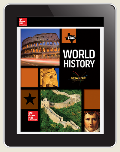 World History, Texas Student LearnSmart 1-year subscription