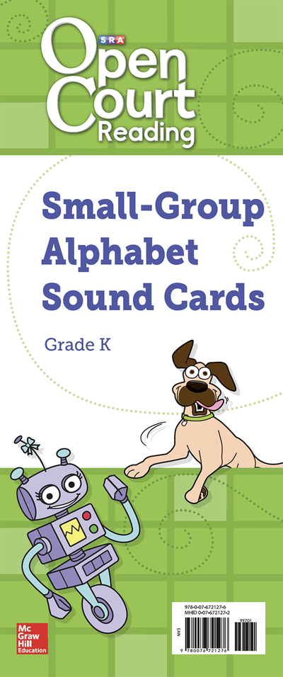 Open Court Reading Grade K Medium-Sized Alphabet Sound Cards
