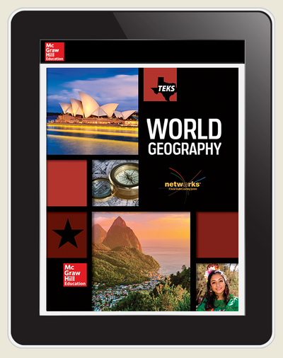 World Geography, Texas Student LearnSmart 1-year subscription