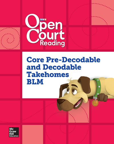 Open Court Reading, Core PreDecodable and Decodable Takehome Book Blackline Master, Grade K