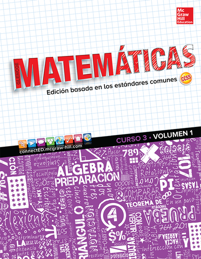 Glencoe Math, Course 3, Volume 1, Spanish Student Edition