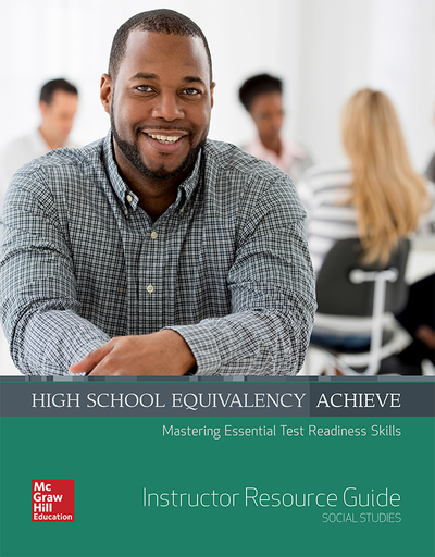 High School Equivalency Achieve Social Studies, Instructor Resource Guide