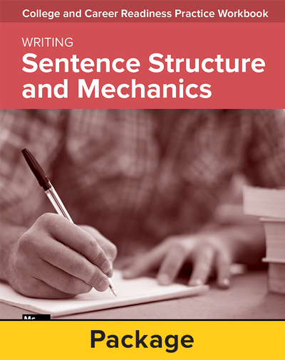 College and Career Readiness Skills Practice Workbook: Sentence Structure and Mechanics, 10-pack
