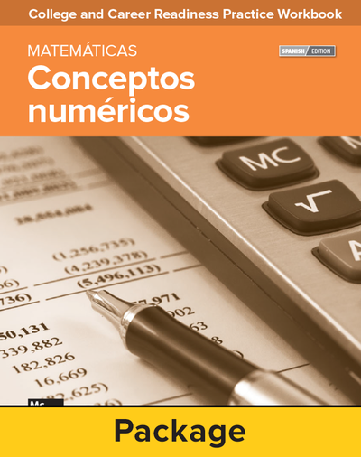 College and Career Readiness Skills Practice Workbook: Number Concepts Spanish Edition, 10-pack