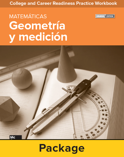 College and Career Readiness Skills Practice Workbook: Geometry and Measurement Spanish Edition, 10-pack