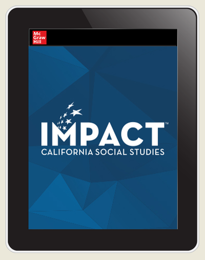 IMPACT: California, Grade 11, Online Teacher Edition, 8-year subscription, United States History & Geography, Continuity and Change