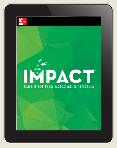 IMPACT: California, Grade 7, Online Student Edition, 8 Year Subscription, World History & Geography, Medieval & Early Modern Times