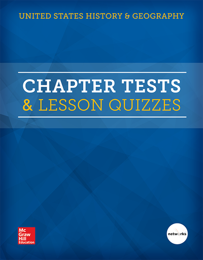 United States History and Geography, Chapter Tests and Lesson Quizzes