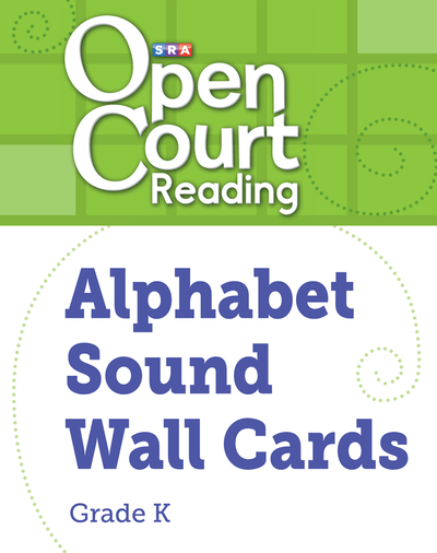 Open Court Reading Alphabet Sound Wall Cards, Grade K
