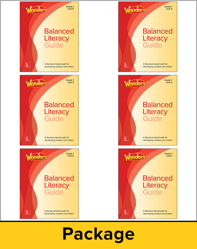 Wonders Balanced Literacy Teacher Guide Package, Grade 1