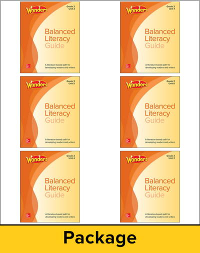Wonders Balanced Literacy Teacher Guide Package, Grade 3