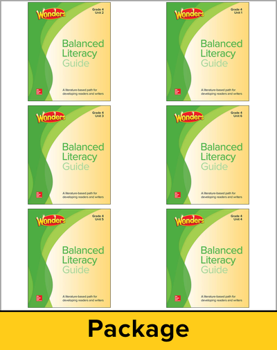 Wonders Balanced Literacy Teacher Guide Package, Grade 4