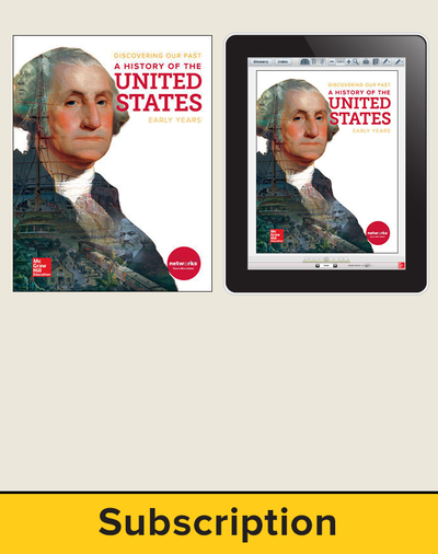 Discovering Our Past: A History of the United States-Early Years, Student Suite with SmartBook Bundle, 6-year subscription